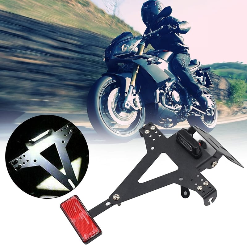 ConBlom LED-es motoros rendszámtábla tartó univerzális YZF R1 R3 R6 MT-07