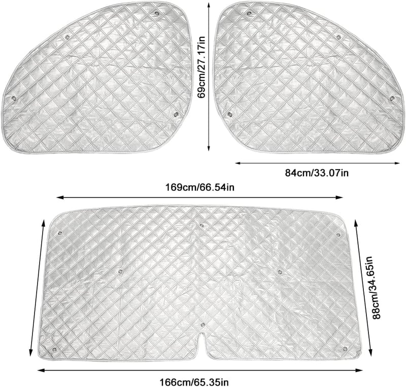 ConBlom Napvédő Szélvédő Fiat Ducato Peugeot Boxer Citroën Jumper 2006-2025