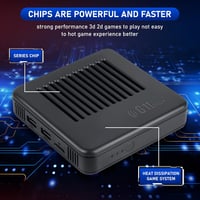 Consolă de jocuri ConBlom Retrowave G11 Pro 4K 256GB, controller dual wireless 2,4G, 100.000 de jocuri, 60 de emulatoare încorporate 5