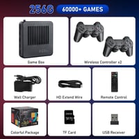 Consolă de jocuri ConBlom Retrowave G11 Pro 4K 256GB, controller dual wireless 2,4G, 100.000 de jocuri, 60 de emulatoare încorporate 6