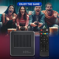 Consolă de jocuri ConBlom Retrowave G11 Pro 4K 256GB, controller dual wireless 2,4G, 100.000 de jocuri, 60 de emulatoare încorporate 4