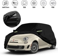 ConBlom Vízálló Autótakaró Fiat 500/500C/500E/Abarth 2007-2022 Cipzárral 3