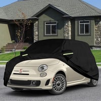 ConBlom Vízálló Autótakaró Fiat 500/500C/500E/Abarth 2007-2022 Cipzárral 7