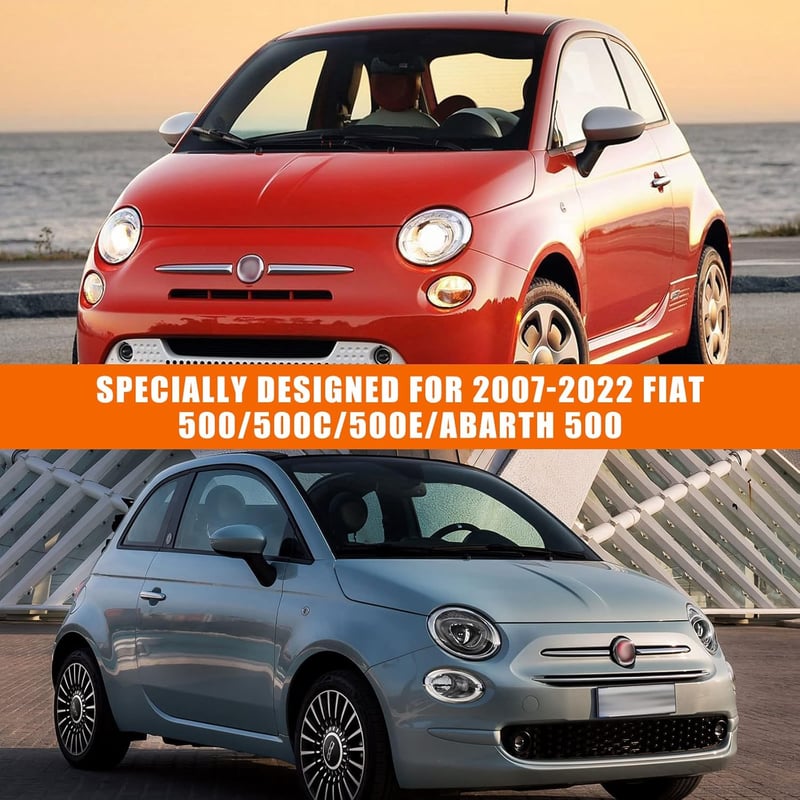 ConBlom Vízálló Autótakaró Fiat 500/500C/500E/Abarth 2007-2022 Cipzárral
