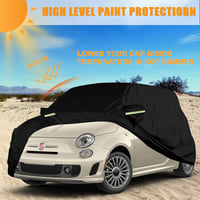 ConBlom Vízálló Autótakaró Fiat 500/500C/500E/Abarth 2007-2022 Cipzárral 5