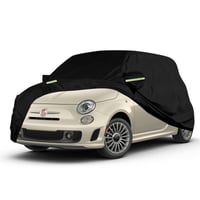 Nepremokavá autoplachta ConBlom pre Fiat 500 / 500C / 500E / Abarth 500 (2007-2022) – so zipsom 1