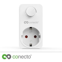 Adaptor priză conecto cu variator de intensitate pentru becuri LED și halogen reglabile, alb 3