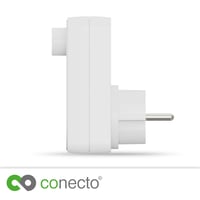 Adaptor priză conecto cu variator de intensitate pentru becuri LED și halogen reglabile, alb 4