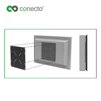 Adaptor universal VESA conecto SA-CC50305-V2 de la 50x50 la 200x200, capacitate portantă max. 30 kg, negru 6