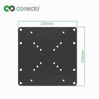 Adaptor universal VESA conecto SA-CC50305-V2 de la 50x50 la 200x200, capacitate portantă max. 30 kg, negru 3