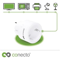 conecto Vezeték nélküli aljzat szett - 2300W, távirányító, kompakt fehér 3