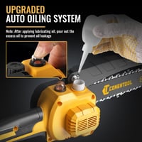 Conentool Akkumulátoros Mini Láncfűrész 1000W, 8 Colos, 2x4.0Ah Akkuval és Töltővel 5