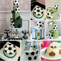 CONNECTION Focilabda Sütemény Vágó Szett 7 Méret Fondant Keksz Forma Torta Dekoráció Fehér 7