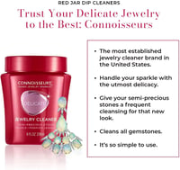 Connoisseurs Delicate ékszertisztító folyadék gyöngyökhöz, opálhoz és féldrágakövekhez - 236 ml 2