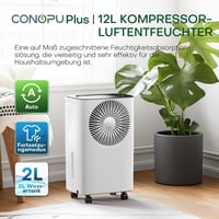 CONOPUPlus 12L/nap páramentesítő 24H időzítővel, folyamatos levezetéssel 2