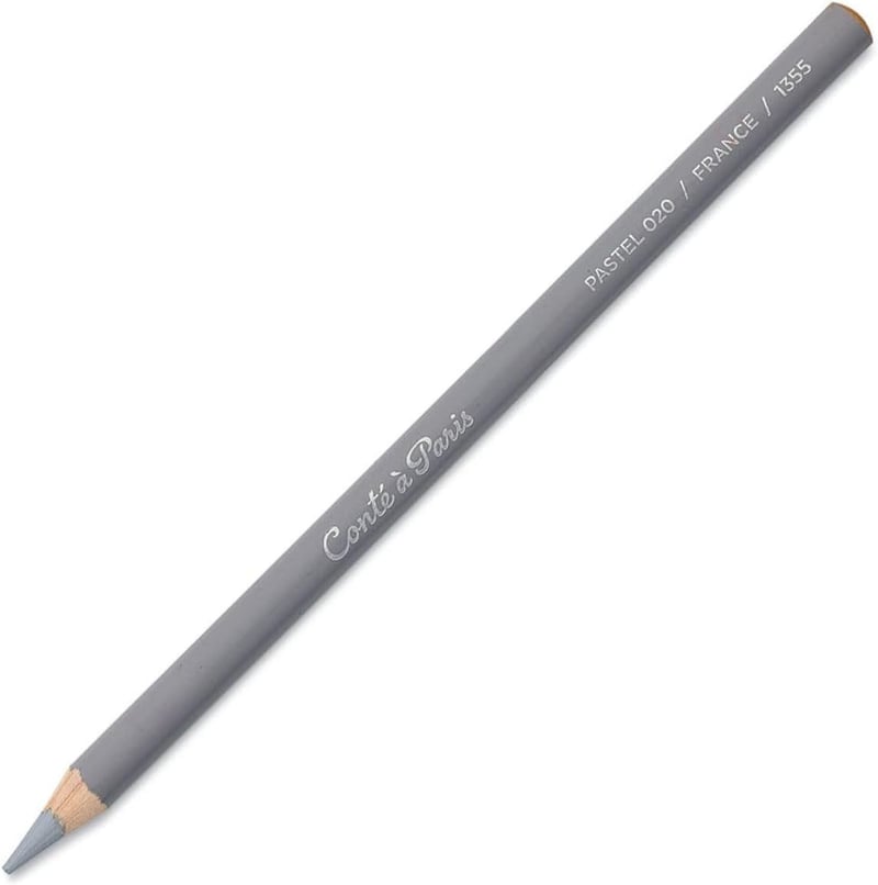 Conté à Paris világosszürke pasztell ceruza rajzáshoz - 1 pc. (pack of 1), lightgrey, Pastel Pencils Single Colours