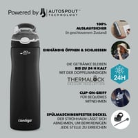 Termos Contigo Ashland Chill cu pai rabatabil 720 ml - Sticlă de apă izolată din oțel inoxidabil 4