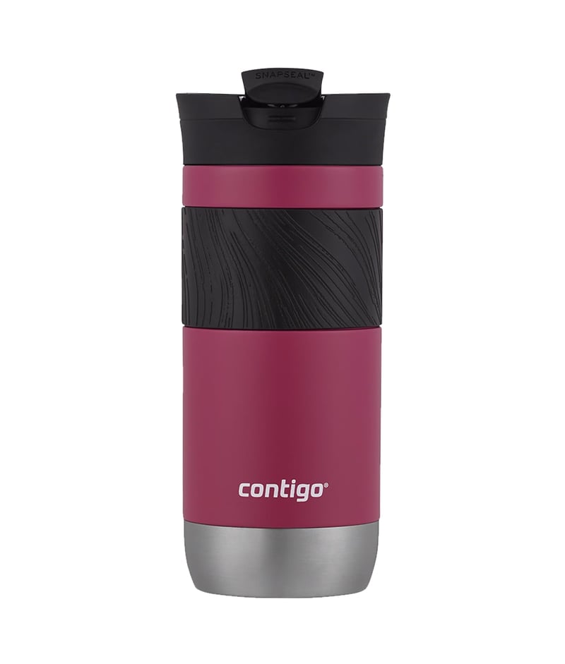 Cană termică Contigo Byron 2.0, 470 ml – Cană de cafea izolată din oțel inoxidabil cu închidere Snapseal, 100% etanșă, capac lavabil în mașina de spălat vase, fără BPA