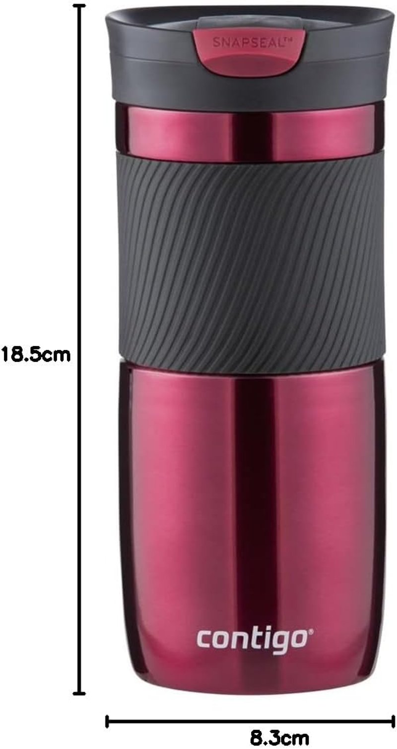 Contigo Byron Snapseal rozsdamentes acél termikus bögre 470ml szivárgásmentes - 1 pc. (pack of 1), Byron Vivacious