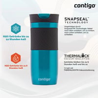 Termoska Contigo Byron Snapseal, nehrdzavejúca oceľ, nepriepustná, vhodná do umývačky riadu, vrchnák bez obsahu BPA, 470 ml 2