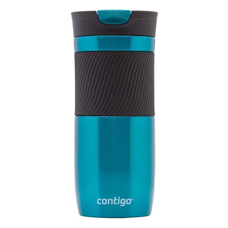 Termoska Contigo Byron Snapseal, nehrdzavejúca oceľ, nepriepustná, vhodná do umývačky riadu, vrchnák bez obsahu BPA, 470 ml
