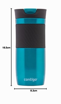 Termoska Contigo Byron Snapseal, nehrdzavejúca oceľ, nepriepustná, vhodná do umývačky riadu, vrchnák bez obsahu BPA, 470 ml 8