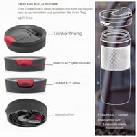 Termoska Contigo Byron Snapseal, nehrdzavejúca oceľ, nepriepustná, vhodná do umývačky riadu, vrchnák bez obsahu BPA, 470 ml 7