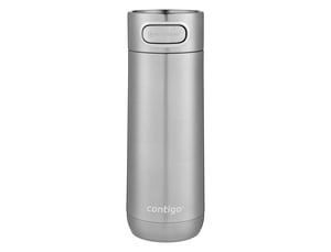 Contigo Luxe Autoseal termo šalica od nehrđajućeg čelika, 470 ml — udubljena na donjem dijelu i ima miris po čaju (stanje: vidi 2. sliku)