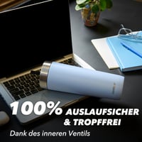 Termoska so slamkou Contigo No-Spill Tumbler, 720 ml, nehrdzavejúca oceľ, dvojstenná, odolná proti vytečeniu — používaná (stav: pozri 2. obrázok) 5