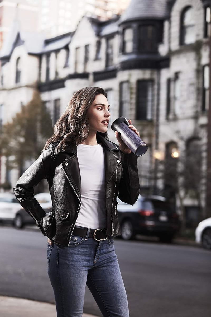 Contigo Pinnacle Autoseal rozsdamentes utazó bögre, hőtartó, cseppmentes - Trans Mat, 300 Millilitres