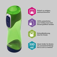 Contigo Swish Autoseal 500ml BPA-mentes sportkulacs szivárgásmentes - Lemon 2