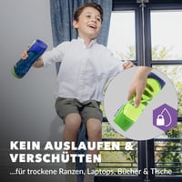 Sticlă de apă Contigo Swish Autoseal din plastic fără BPA, 500 ml, 100% etanșă, cu închidere automată, pentru sport, școală, drumeții 4