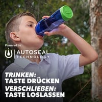 Sticlă de apă Contigo Swish Autoseal din plastic fără BPA, 500 ml, 100% etanșă, cu închidere automată, pentru sport, școală, drumeții 3