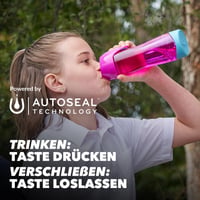 Bidon pentru copii Contigo Swish Autoseal 500 ml, sticlă sport din plastic fără BPA, 100% etanșă, cu închidere automată, pentru școală și sport, magenta 3