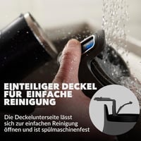 Contigo West Loop Autoseal rozsdamentes acél termikus bögre, szivárgásmentes utazó kávéscsésze - 470 ml, Dark Plum 5