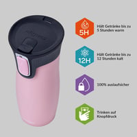 Contigo West Loop Autoseal rozsdamentes acél termikus bögre, szivárgatásmentes utazó kávéscsésze - 470 ml, Millennial Pink 3
