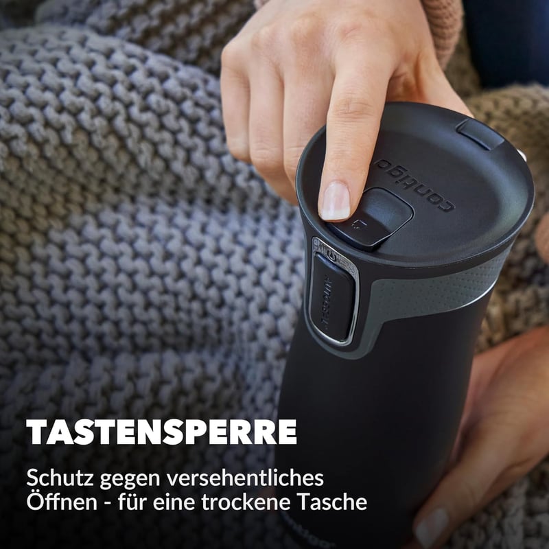 Contigo West Loop Autoseal rozsdamentes acél termikus bögre, szivárgatásmentes utazó kávéscsésze - 470 ml, Millennial Pink