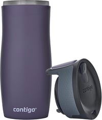 Contigo West Loop Autoseal rozsdamentes acél termikus bögre, szivárgásmentes utazó kávéscsésze - 470 ml, Dark Plum 9