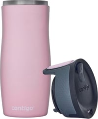 Contigo West Loop Autoseal rozsdamentes acél termikus bögre, szivárgatásmentes utazó kávéscsésze - 470 ml, Millennial Pink 10