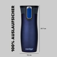 Termoska Contigo West Loop Autoseal, nehrdzavejúca oceľ, izolovaný cestovný hrnček na kávu, nepriepustný, 470 ml, Monaco 9