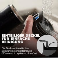 Cană de voiaj izolată Contigo West Loop AUTOSEAL din oțel inoxidabil pentru cafea, 470 ml, etanșă 5