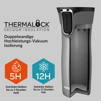 Cană de voiaj izolată Contigo West Loop AUTOSEAL din oțel inoxidabil pentru cafea, 470 ml, etanșă 4