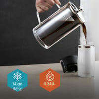 Termo hrnček Contigo West Loop Mini Autoseal, nehrdzavejúca oceľ, nepriepustný, viečko vhodné do umývačky riadu, bez BPA, 300 ml, farba soľ (sivá) 5