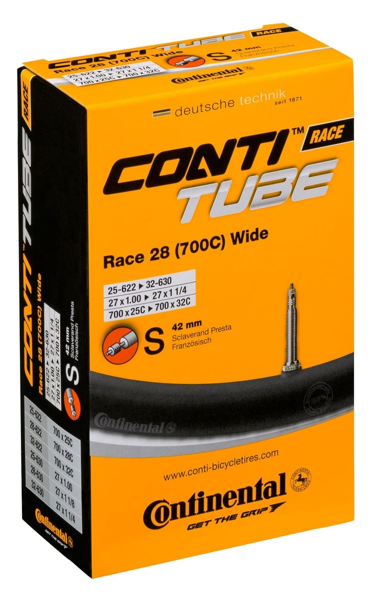 Duša Continental R28 Training – čierna, 700C x 25-32C, galuskový ventil 42 mm, cyklistická duša pre 28-palcové kolesá