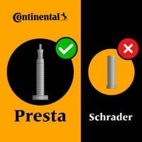 Duša Continental R28 Training – čierna, 700C x 25-32C, galuskový ventil 42 mm, cyklistická duša pre 28-palcové kolesá 3