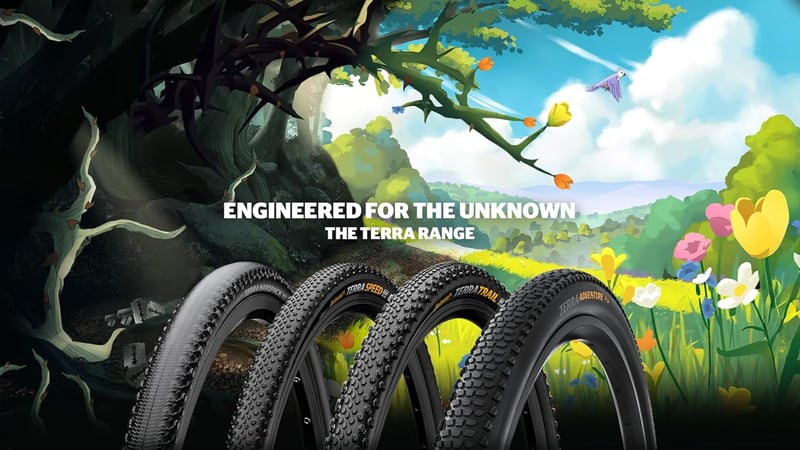 Continental Terra Speed Protection 28" Gravel Kerékpár Gumi Hajtható 40-622 - 28, Black/Cream Skin