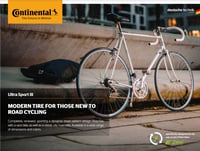 Skladací plášť na bicykel Continental Ultra Sport III 700x25C čierny 3