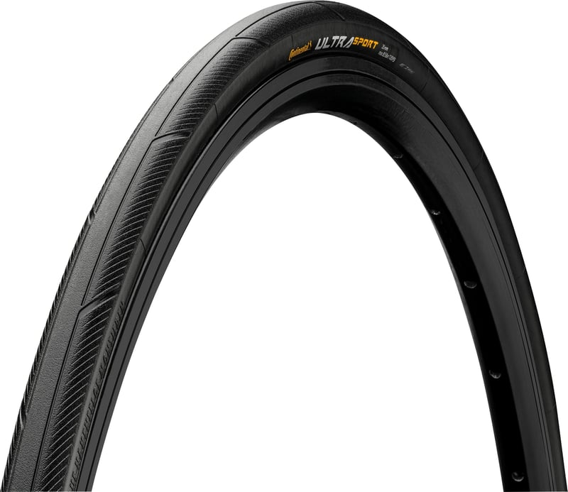 Skladací plášť na bicykel Continental Ultra Sport III 700x25C čierny