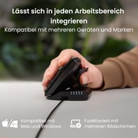 Contour Unimouse ergonomikus egér állítható döntéssel, 6 gomb, csuklótámasz, Mac/PC 9