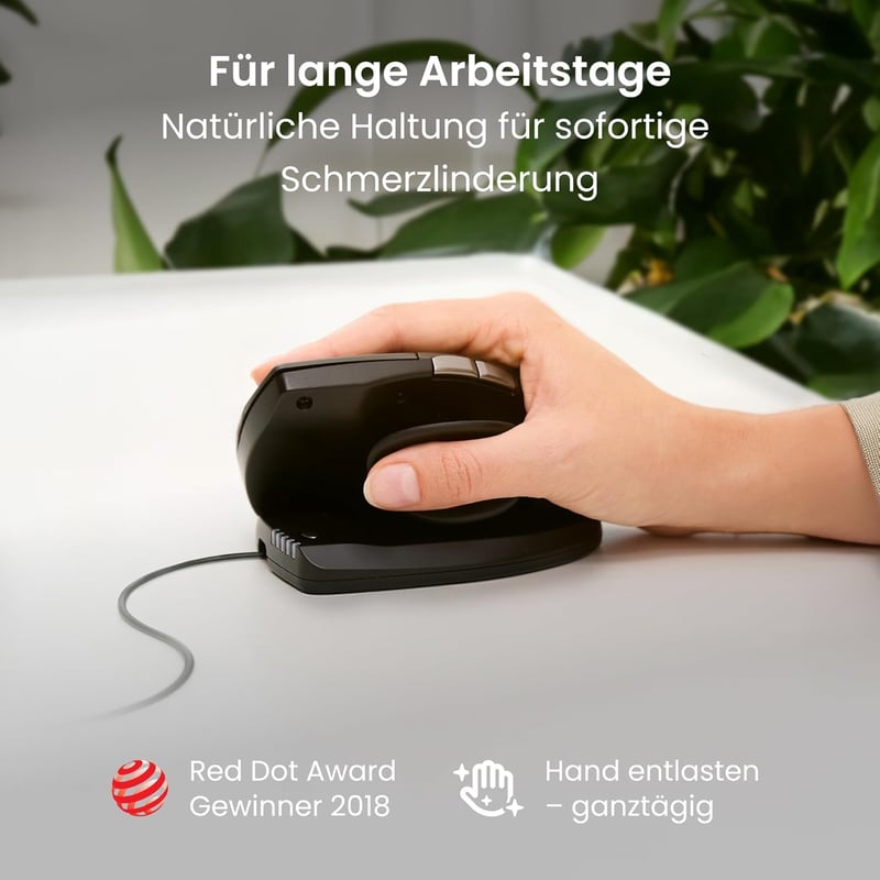 Contour Unimouse ergonomikus egér állítható döntéssel, 6 gomb, csuklótámasz, Mac/PC